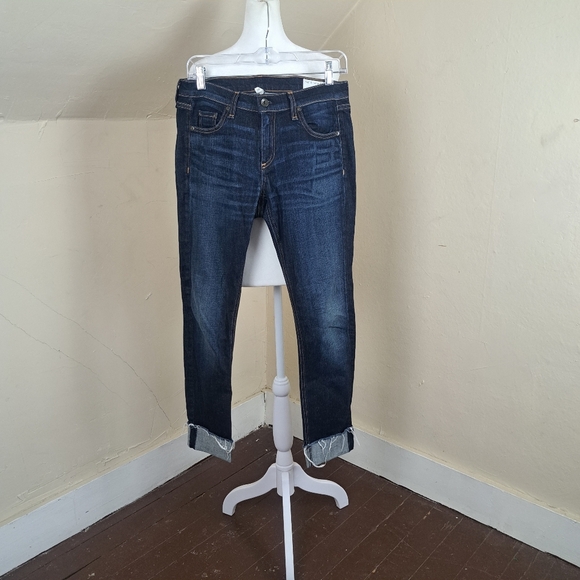 Rag & Bone Low Rise Dre Slim Boyfriend Jean Size 27 - Picture 1 of 11